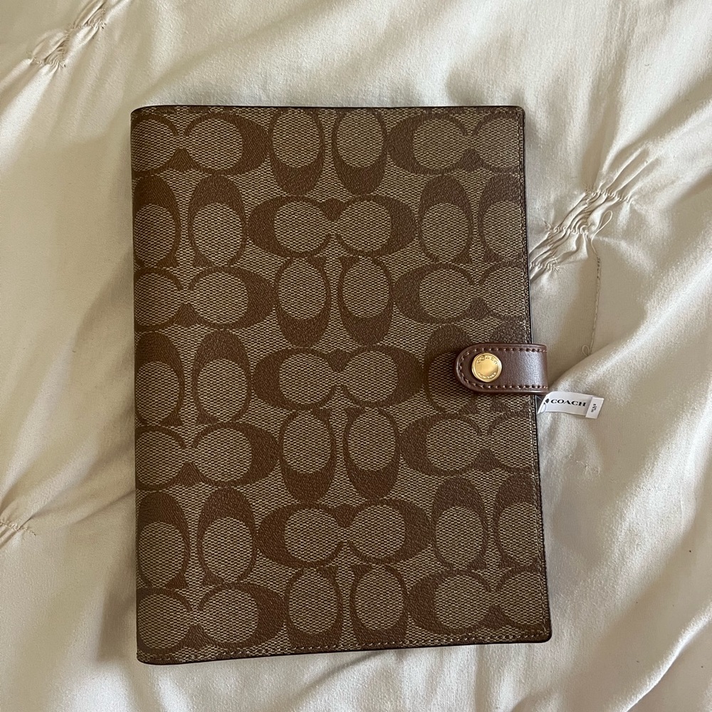 Coach Notebook NWT